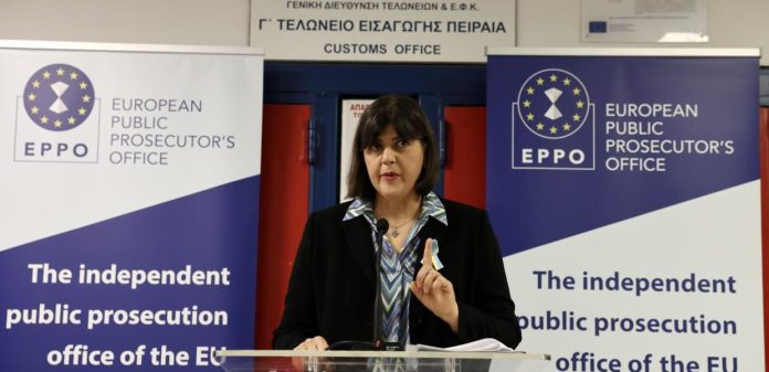 Η Λάουρα Κοβέσι στις δηλώσεις στην Αθήνα